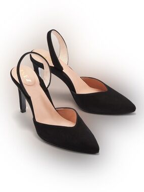 Inez Diana Stiletto pump in black suede size 10 N